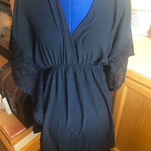 Swim coverup and shorts